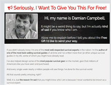 Tablet Screenshot of damiancampbell.net
